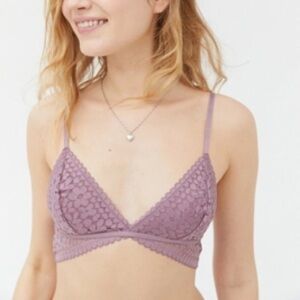 Urban Outfitters Lavender Lace Bralette